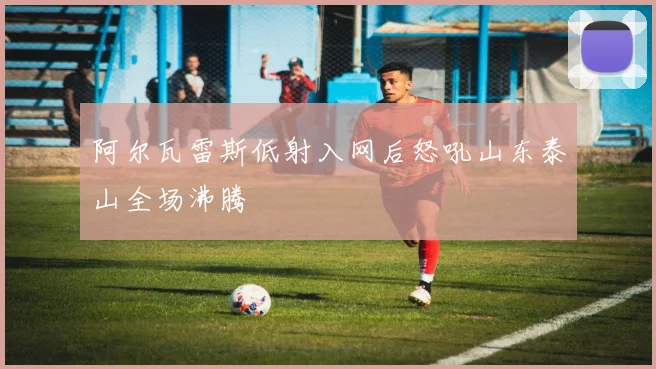 阿尔瓦雷斯低射入网后怒吼山东泰山全场沸腾
